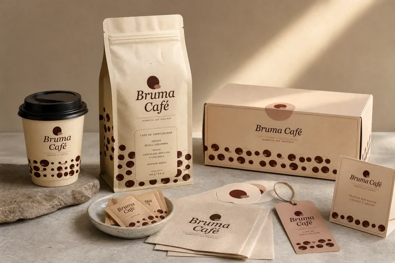 El patrón generativo aplicado al packaging de Bruma Café